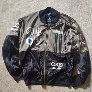 Lavish Society Black and Green Men's Jacket